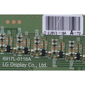 LED DRIVER PARA TV LG / NUMERO DE PARTE 6917L-0118A / PPW-LE55TN-O (A) REV0.8 / 2J8V3 118A / PANEL LC550EUN(SF)(F2) / MODELO 55GA6400-UD.BUSYLMR